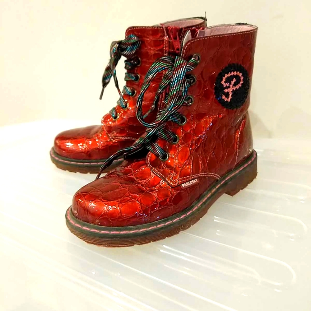 Girls Pablotsky leather boots